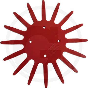 K.U.L.T. Vingerwieder (groot, rood-hard inclusief bouten M8 x 45 en moeren)