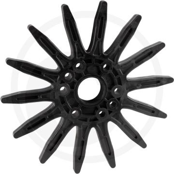 K.U.L.T. Fingerstern Spritzguss Ø 250 mm (schwarz-mittelhart)