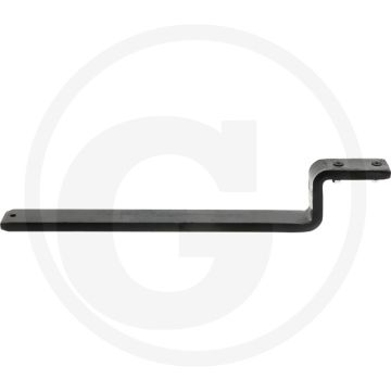 Stiel für Winkelmesser, gekröpft, gebohr - Lengte 370mm