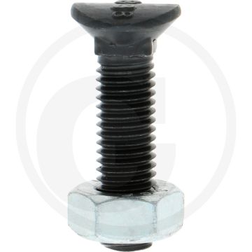 Pflugschraube für Gänsefußschar an Feing ( mit Mutter M10 x 40 mm)