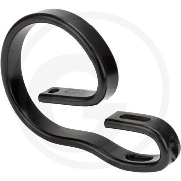 Vibrofeder 32x12 schwarz lackiert Typ LA - Afmetingen 12x32 mm