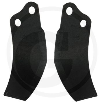 Gebogen mes (rechts)