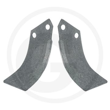 Gebogen mes (rechts)