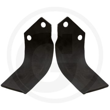 Gebogen mes (rechts)