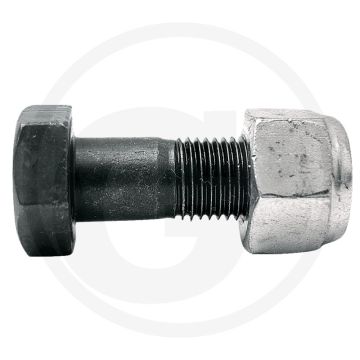 Bout met moer M8 x 1 x 30, 10.9 - 30mm - 3 stuks - M8 x 1 draad