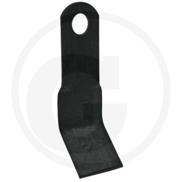 Y-klepel 230mm lengte 60mm breedte 7mm dikte 28,5mm borings-Ø