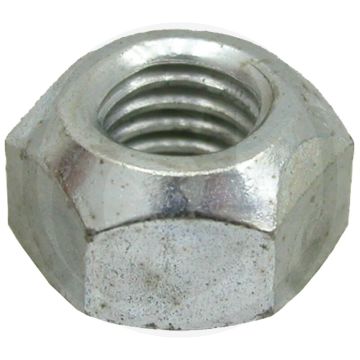 Thermag moer M10 x 1,5 DIN 980 - Staal, Galvanisch verkoperd - Ø D 10mm