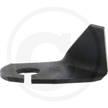 Vleugelmes links, geslepen - Dikte 3mm, Borings-Ø 10 x 14mm, Breedte 30mm.