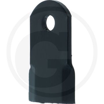 Mes - Lengte: 78mm - Breedte: 40mm - Dikte: 5mm