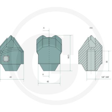 ENDURANCE CARBIDE Werkzeug-Hammer - Made in Germany - Gehärtete Verschleißteile - Geprüfte Passgenauigkeit
