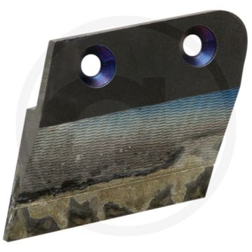 Heavy Duty Voorstuk (links  met hardgesoldeerde hardmetalen slijtplaat)