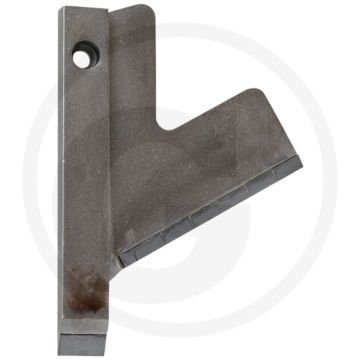 Heavy Duty Ganzevoetbeitel (links met hardgesoldeerde hardmetalen slijtplaat)