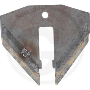 Heavy Duty Vleugelschaar (265 mm met hardgesoldeerde hardmetalen slijtplaat)