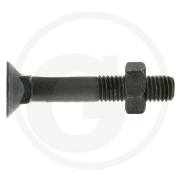 Ploegbouten M10 x 1,5 - 12.9, L 45 mm