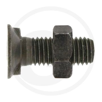 Ploegbouten met moer - M12x1,75, L 45mm, 12.9 Kwaliteitsklasse