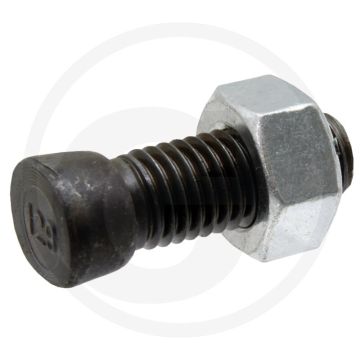 Ploegbouten met moer - M12x1,75, 37mm, 12.9 - Rabe