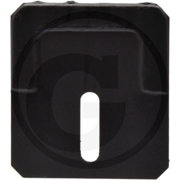 Afstrijker (gecoat, 90 x 100 mm, gat 39 x 10,5 mm)