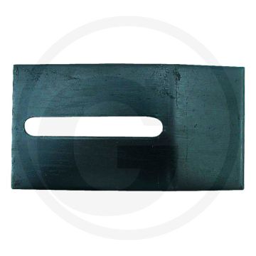 Afstrijker 140x75mm - 3mm dik - Ø 11x80mm - Kuhn