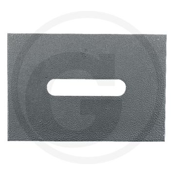 Afstrijker (metaal) - Dikte 4mm - Kverneland