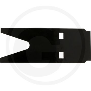 Abstreifer - 5mm dikte, 85mm inbouwmaat, 220mm lengte