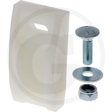 Afstrijker (kunststof) (100 x 52 mm (inclusief bout, ring en moer))