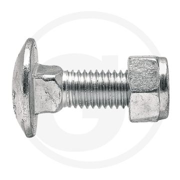Bout met moer (M12 x 1,75 x 45-8.8)