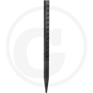 Spie 22 x 530 afgeschuinde punt - Dikte 22mm, Afmetingen 526 x 22mm