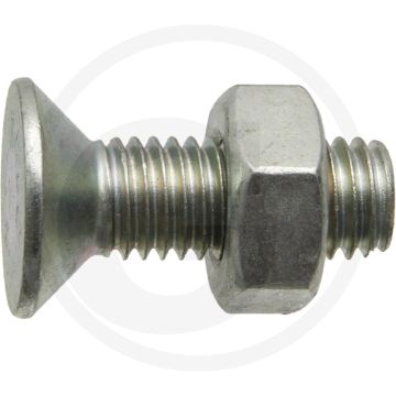 GREGOIRE BESSON Bout met moer M10 x 30 mm - Naud