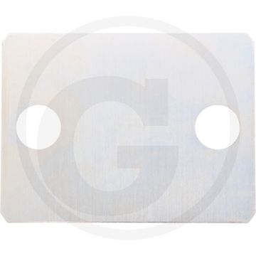 Pöttinger Afstandsplaat voor 15 mm KE tand - Afmetingen: 146 x 110