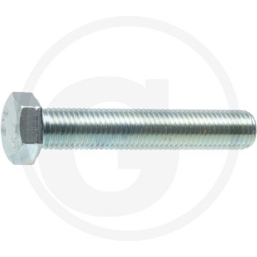 Boulon hexagonal M10x50 DIN 933 - Acier, 8.8, zingué, Ø D : 10mm