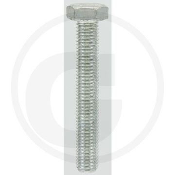 Boulon hexagonal M12x80 DIN 933 Acier 8.8 Zingué 800 N/mm²