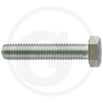 Boulon hexagonal M8x40 DIN 933 Acier 8.8 Zingué