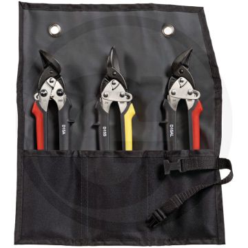 BESSEY Idealscheren‑Set "DSET15" - Für gerade und Figurenschnitte - Wendig und leistungsstark