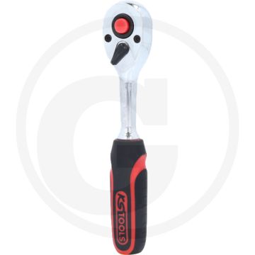 KS Tools 1/4'' CHROMEplus Umschaltknarre, 72 Zahn - 6,3 mm (1/4