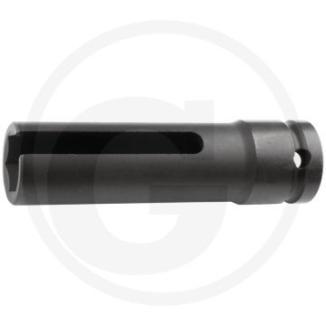 KS Tools 1/2" Lambda-Sonden Stecknuss 17,0 mm, lang - Speciale stecknuss voor Lambdasonden