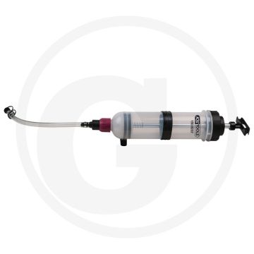 KS Tools Absaug- und Füllhandpumpe, 1,5l - Ideales Hilfsmittel für Flüssigkeitsumfüllung und Dosierung