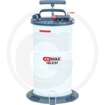 KS Tools Afzuigpomp - 9,5l inhoud, 125 l/min doorlaat