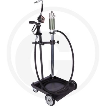 KS Tools Mobile Ölanlage für Fässer, 50-60 Liter - Ein-Mann-Bedienung, Digitalanzeige - 640x145x1130 mm