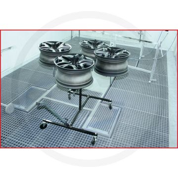 KS Tools Lackierständer für Felgen - Verstellbar, 90 kg belastbar