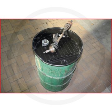 KS Tools Polyethylen-Fasstrichter mit Sieb, 30 l - ideal für 200 l Stahlfässer.
