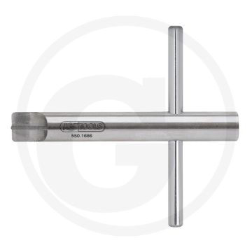 KS Tools Batteriestopfen-Dreher mit Knebel, 1,3mm - Beschädigungsfreies Ein- und Ausdrehen - 130x25x168mm