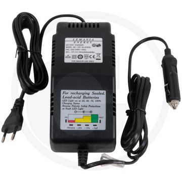 KS Tools Ladegerät für Batterie-Booster 550.1820 und 550.18 - für den pausenlosen Gebrauch konzipiert