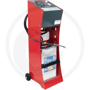 KS Tools Onderhoudsapparaat voor remmen KS20, 20 (Inclusief set rubberen kegels en Euro-adapter E20, behuizing van staal Lengte vulslang: 3,5 meter Maximale inhoud: 20 liter)