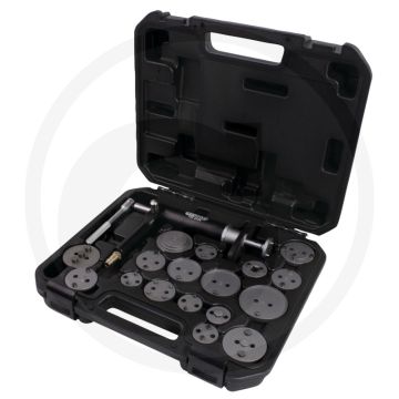 KS Tools Pneumatische spindel remzuigergereedschapset, 18-delig - 305x95x354mm, 3.350g