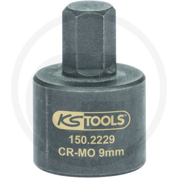 KS Tools Dopsleutels voor remklauwen, 9 mm - Innensechskant, korte uitvoering, voor Mercedes, BMW, Volkswagen