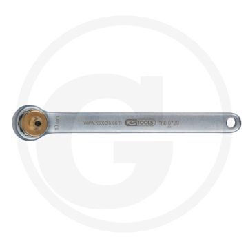 KS Tools Bremsen-Entlüftungsschlüssel, extra kurz, 10 mm, g - Breedte: 55mm