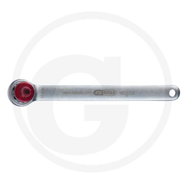 KS Tools Bremsen-Entlüftungsschlüssel, extra kurz, 11 mm, r - 55x20x150 mm
