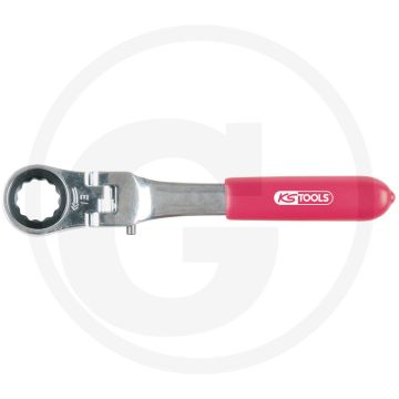 KS Tools Gelenk-Umsteckratsche, 13,0 mm - Breedte: 95mm