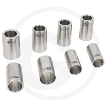 KS Tools Montagehülsen-Satz für Bremsen, 8-tlg. - für alle aktuellen Fahrzeuge mit integriertem Radlager - 165x41x195mm