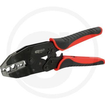 KS Tools Crimpzange für 12V Zündkabel - Robust & Zuverlässig - Ratschenfunktion - Pressdruck verstellbar